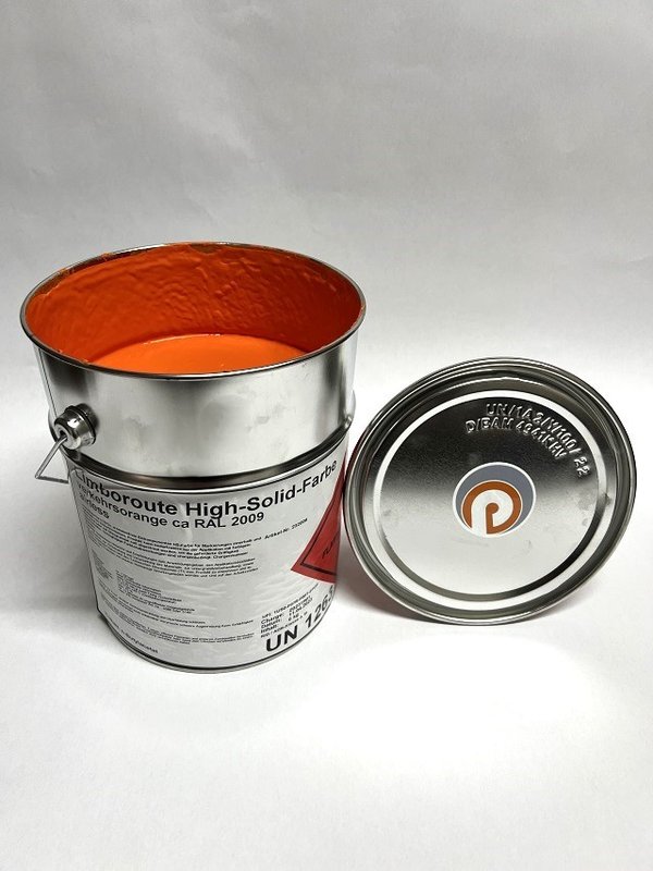 Markierungsfarbe orange RAL 2009  6kg Grundpreis 14,83€/kg